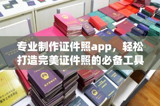 麻豆专业制作证件照app，轻松打造完美证件照的必备工具