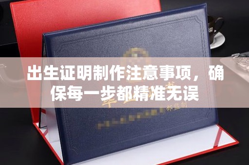 麻豆出生证明制作注意事项，确保每一步都精准无误