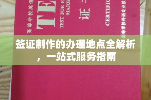 麻豆签证制作的办理地点全解析，一站式服务指南