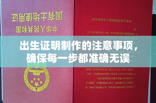 麻豆出生证明制作的注意事项，确保每一步都准确无误