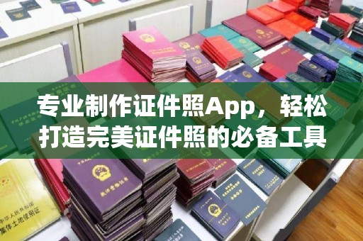 麻豆专业制作证件照App，轻松打造完美证件照的必备工具