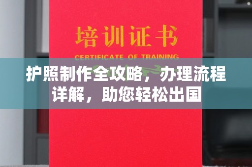 麻豆护照制作全攻略，办理流程详解，助您轻松出国