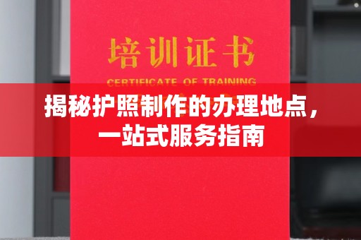 麻豆揭秘护照制作的办理地点，一站式服务指南