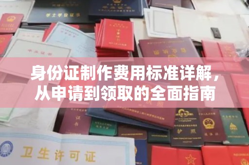 麻豆身份证制作费用标准详解，从申请到领取的全面指南