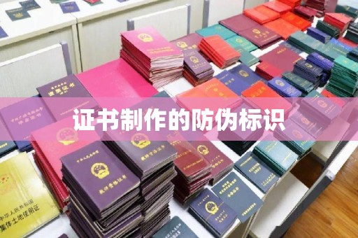 麻豆证书制作的防伪标识