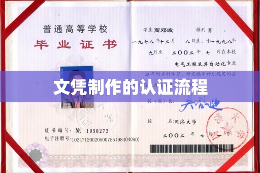 麻豆文凭制作的认证流程